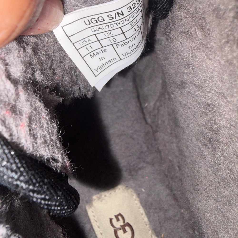 UGG Black Suede Chukka Boots - Picture 4 of 5